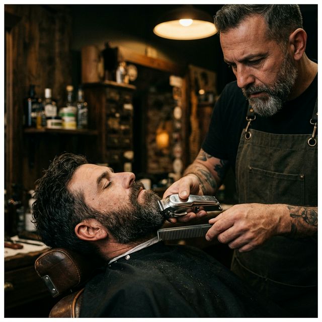 Master Barber at work